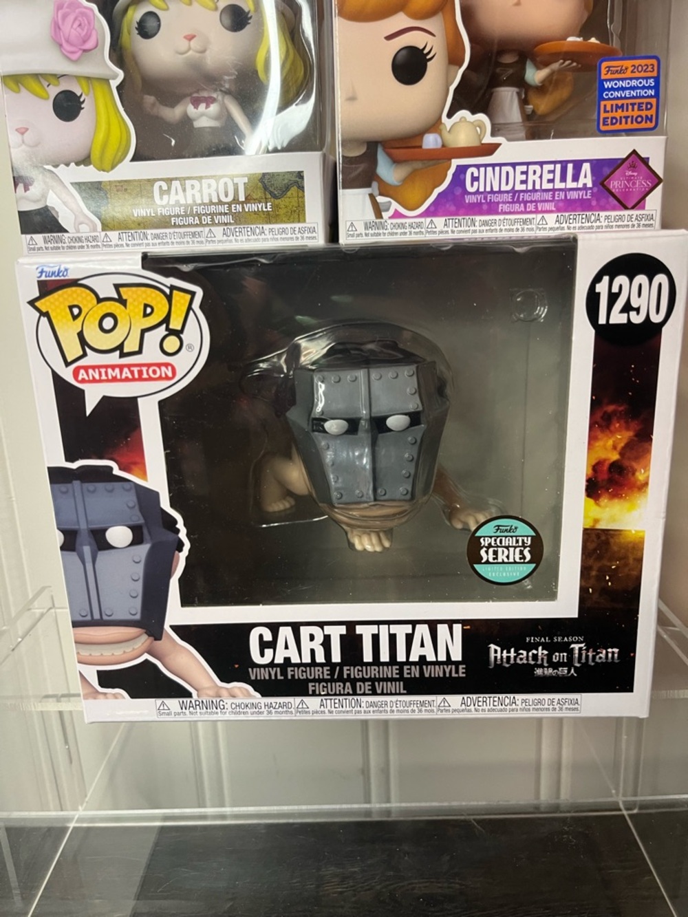 Cart titan funko pop